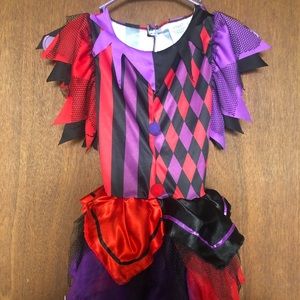 #7– Child’s small joker costume dress